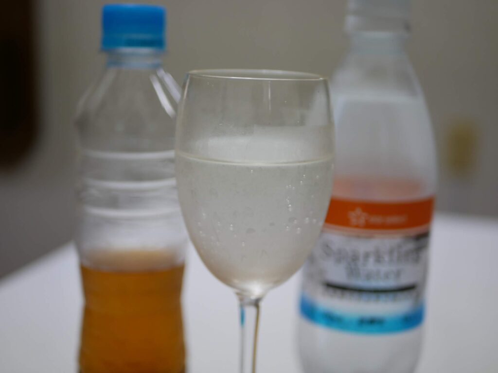 最近は強炭酸と梅酢で梅酢ドリンクでダイエット